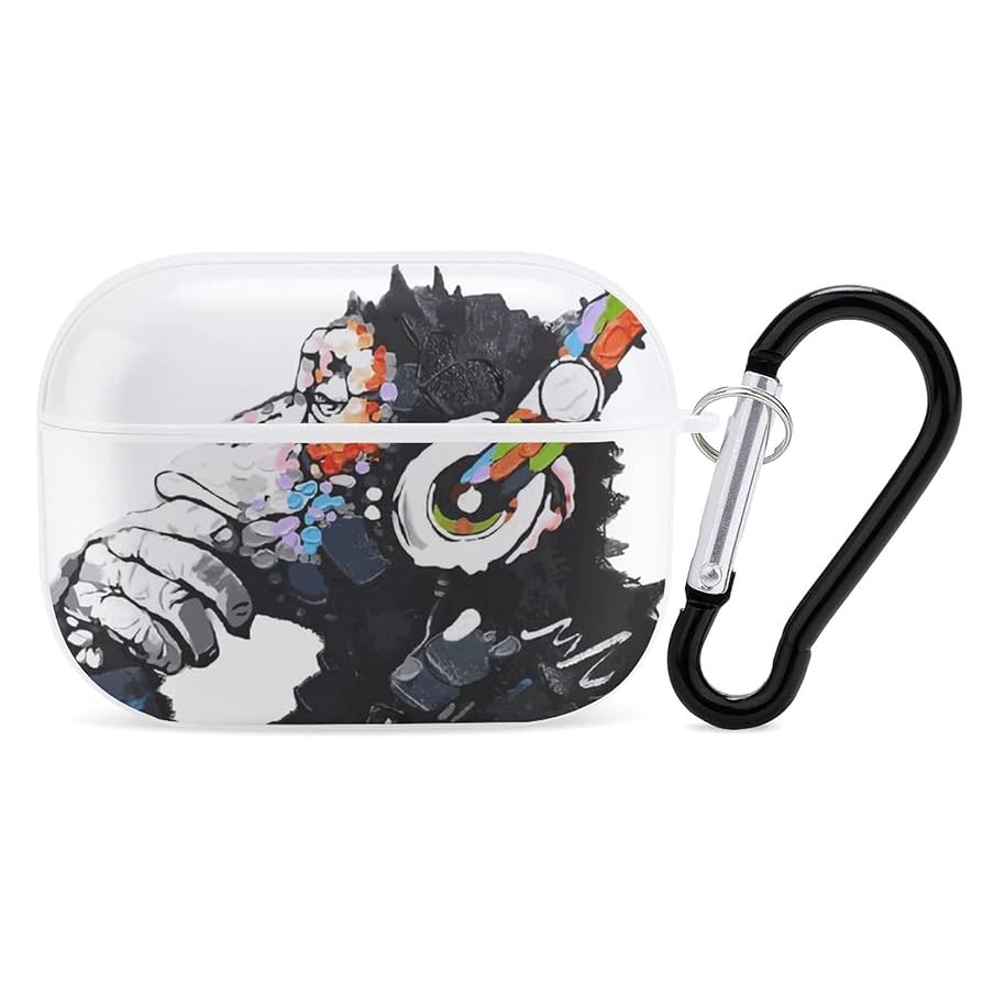 Amazon.co.jp: Airpods Pro Case, Banksy Thinking Orangutan